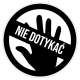 Naklejka z kategorii OSTRZEŻENIA